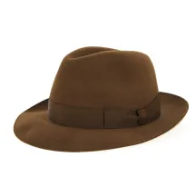 Chapeau Borsalino Vanzina Marron Roux