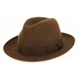 Borsalino Vanzina Brown Hat