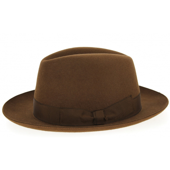 Borsalino Vanzina Reddish Brown Hat Borsalino Vanzina Reddish Brown Hat