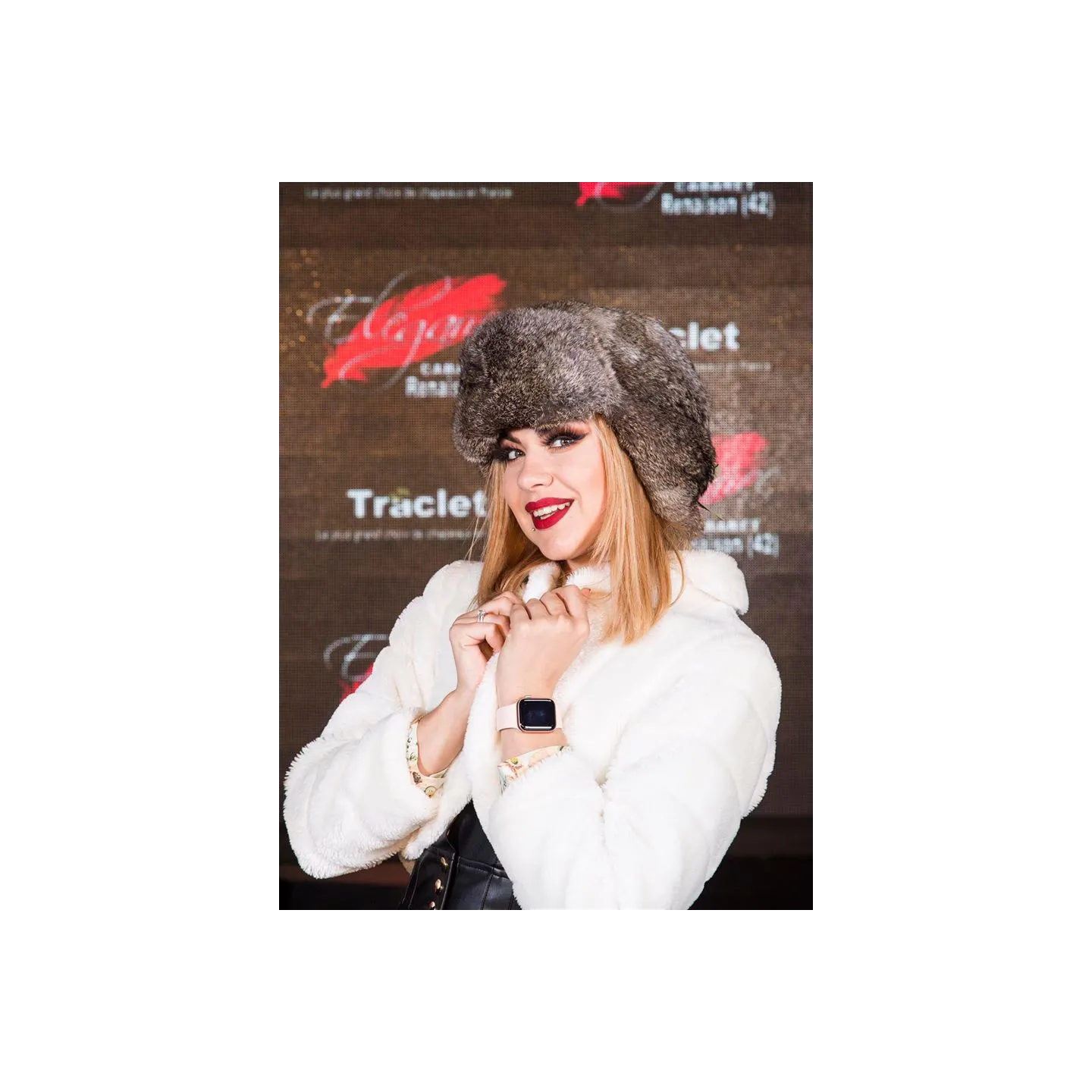 Chapka Ushanka Poil de Lapin - Traclet- Gris souris Reference : 612 | Chapellerie Traclet