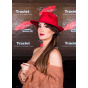 Waterproof Fedora Hat Felt Wool Vanador Red - Traclet