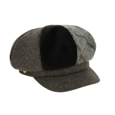Casquette Gavroche Kathi Laine & Cachemire Marron- Mayser Reference : 9867 | Chapellerie Traclet