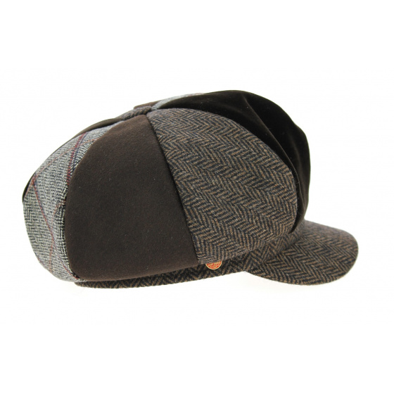 Casquette Gavroche Kathi Laine & Cachemire Marron- Mayser