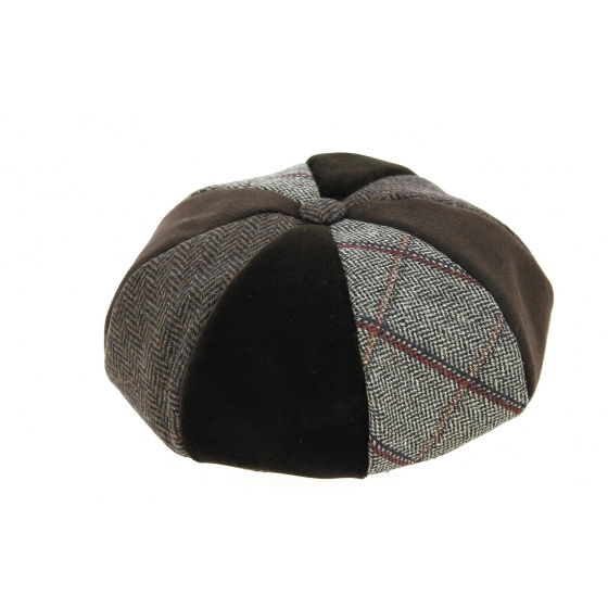 Kathi Wool & Cashmere Brown Newsboy Cap - Mayser