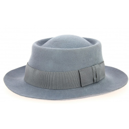Light Grey Alsatian Gambler Hat - Traclet