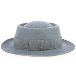 Light Gray Alsatian Gambler Hat - Traclet