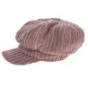 Casquette Gavroche Velours Rose Clair- Traclet Reference : 9871 | Chapellerie Traclet