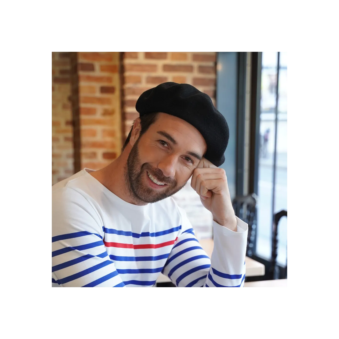 Men's Classic Black Beret- Le Béret Français