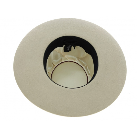 Santiago Hat - Vanilla Wool Felt Cordobes - Traclet