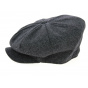Newry Irish Cap Anthracite Wool - Traclet