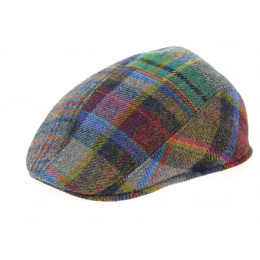 Brightsplit Patchwork Wool Domed Cap - Crambes