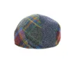 Brightsplit Patchwork Wool Domed Cap - Crambes Reference: 5703 | Chapellerie Traclet