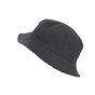 Reversible Wool Bucket Hat Anthracite & Black - Crambes