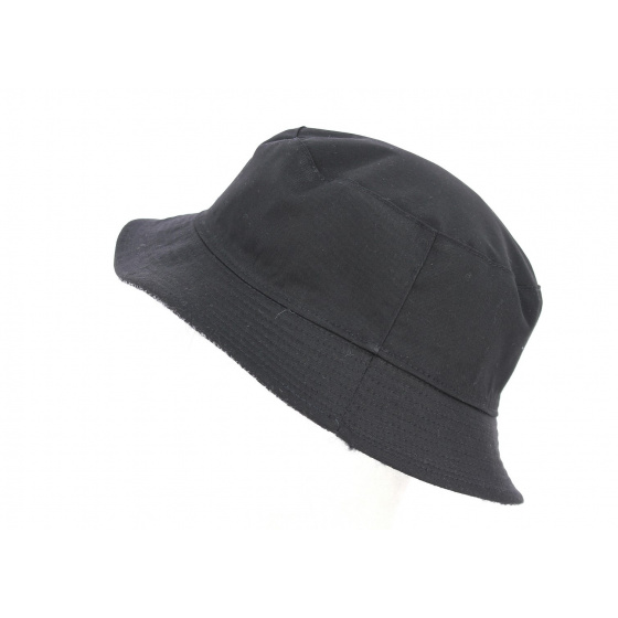 Chapeau Bob Réversible Laine Anthracite & Noir- Crambes Chapeau Bob Réversible Laine Anthracite & Noir- Crambes