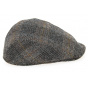 Brighton Domed Cap Harris Tweed Brown Wool - Crambes