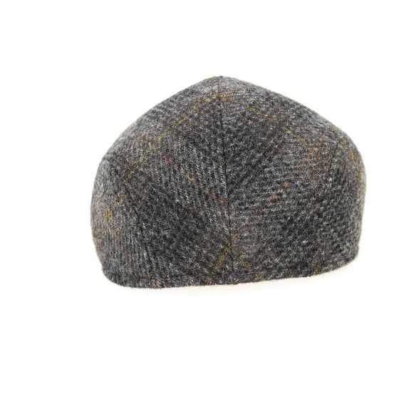 Casquette Bombée Brighton Harris Tweed Laine Marron- Crambes