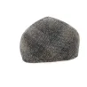Brighton Domed Cap Harris Tweed Brown Wool - Crambes Reference: 2315 | Traclet Hat Shop