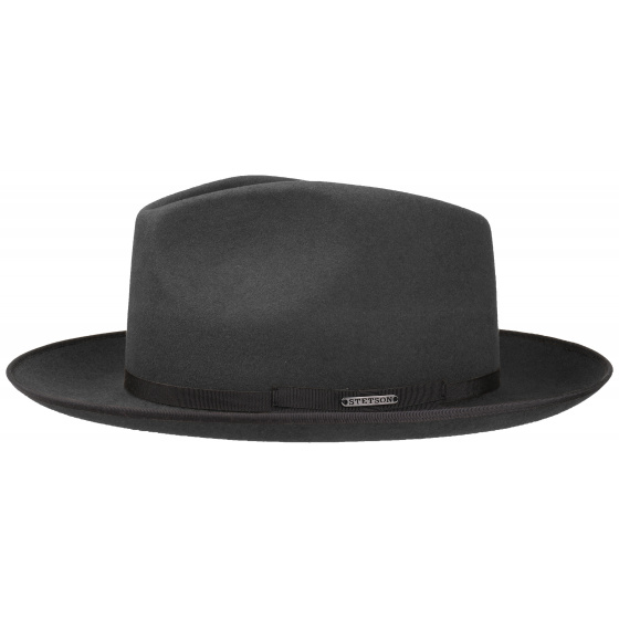 Bogart Fedora Hat in Gray Fur Felt - Stetson