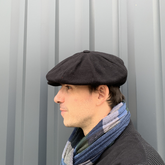 Casquette Irlandaise Galway Noir - Hanna hats