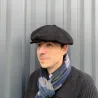 casquette irlandaise noir galway - Hanna Hats Reference : 1649 | Chapellerie Traclet