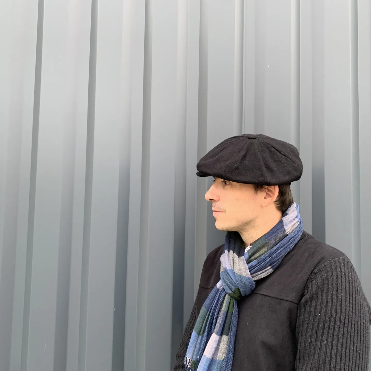 casquette irlandaise noir galway - Hanna Hats Reference : 1649 | Chapellerie Traclet