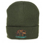 Hunting Beanie with Wild Boar Embroidery - Traclet