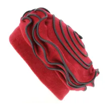 Women's Red Najac Polar Fleece Beanie - Traclet Reference: 9895 | Traclet Millinery