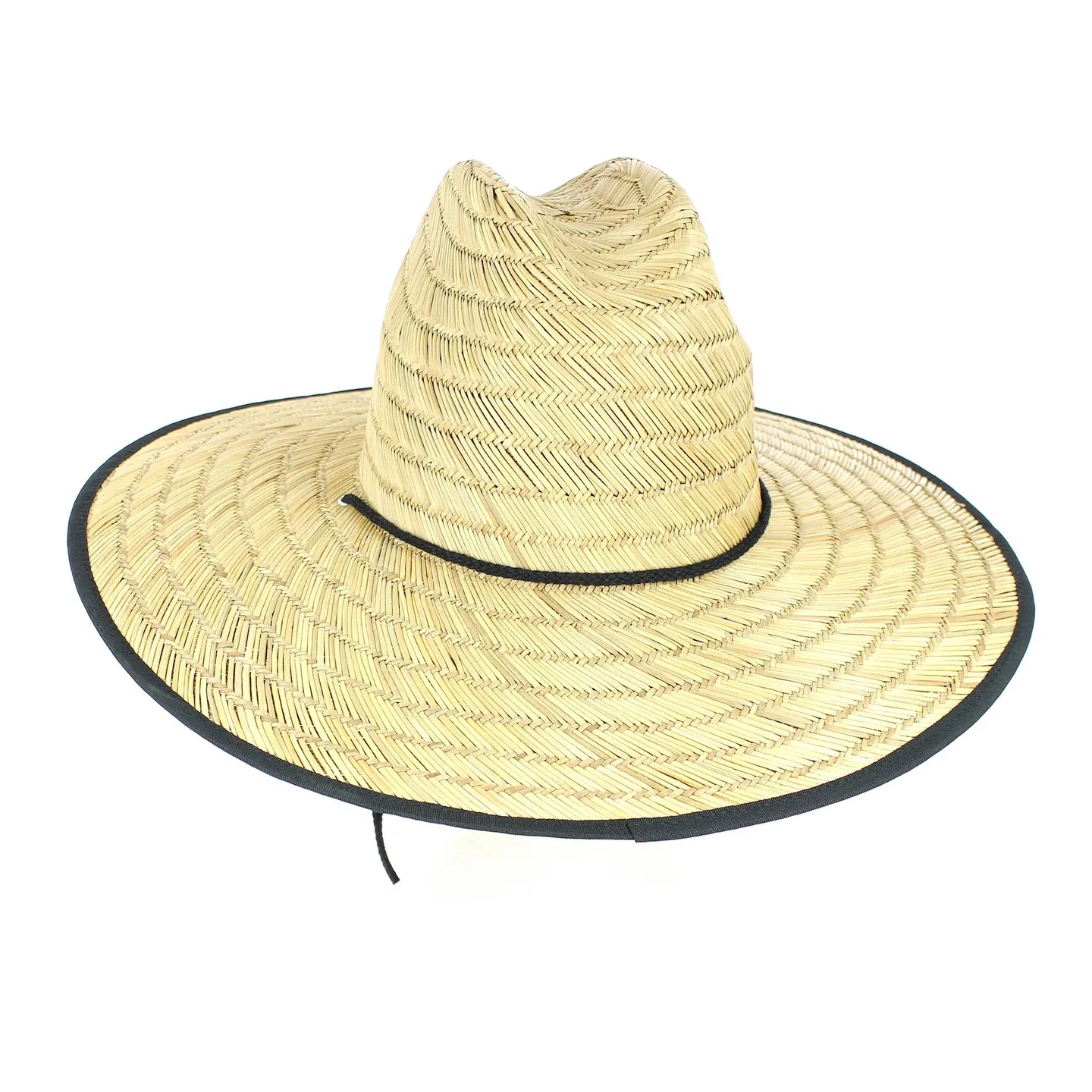 Chapeau Traveller Larges Bords The Finn Paille Naturel - Coal Reference : 3611 | Chapellerie Traclet