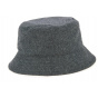 Winter Bucket Hat Gri Toudou Anthracite - Le Chapoté