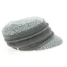 Gray Wool Ebony Newsboy Cap - Traclet Reference: 9928 | Traclet Hat Shop
