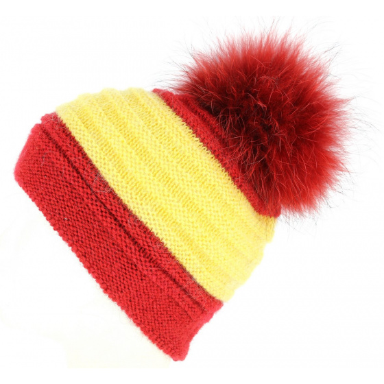 Madrid-Spain Pompom Beanie