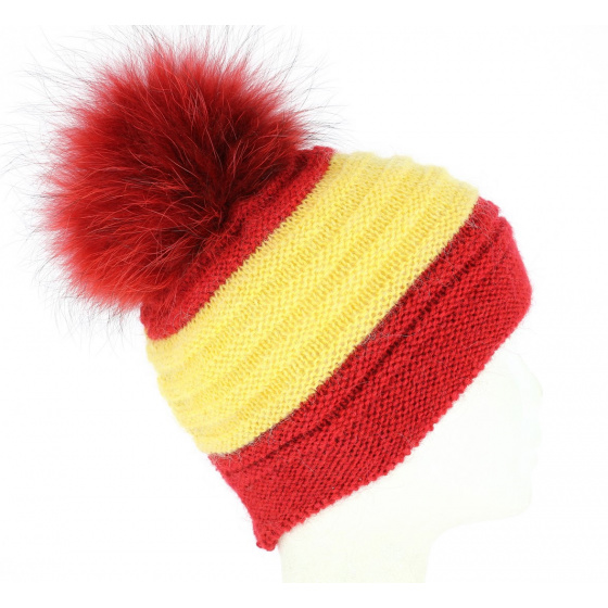 Madrid-Spain Pompom Beanie