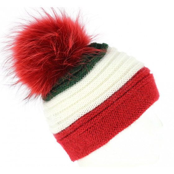 Rome Pom Pom Beanie - Italy