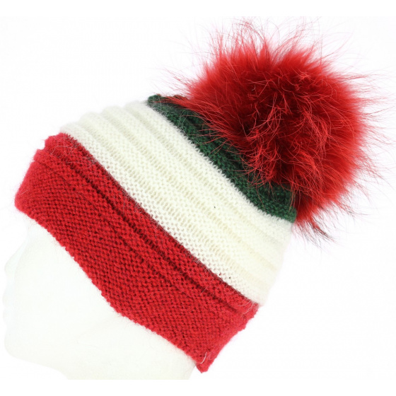 Rome Pom Pom Beanie - Italy