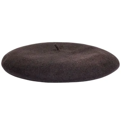 Brown Wool Basque Beret - Traclet Reference: 9948 | Traclet Hat Shop
