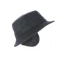 Outlast Ear Flap Bucket Hat Anthracite - Hatland