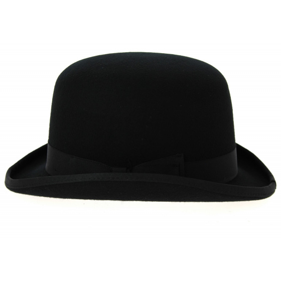 Chapeau Melon Feutre Laine Noir - Traclet