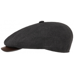 Casquette Hatteras Brème Lin Noire- Stetson