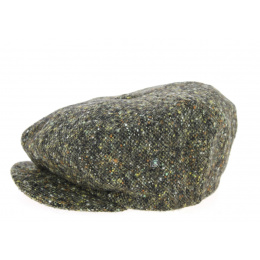 Casquette Irlandaise Tweed Laine Verte- City Sport