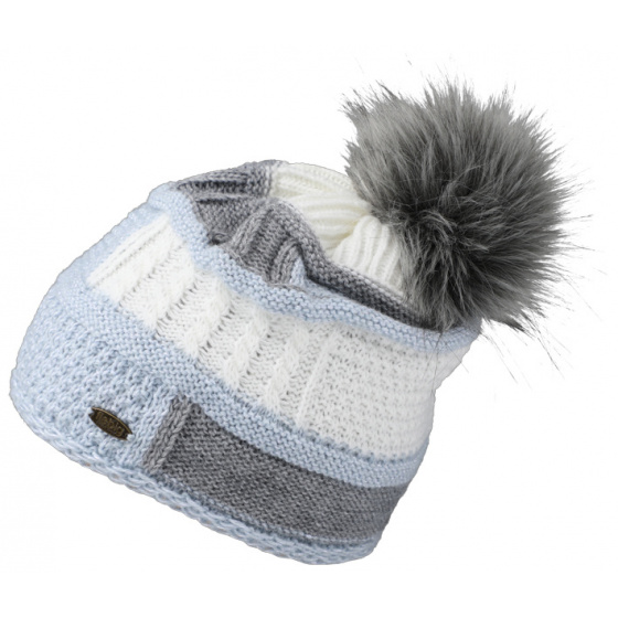 Poznan Pompon Beanie Mohair & Wool Traclet