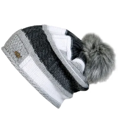 Bonnet à Pompon Poznan Mohair & Laine- Traclet
