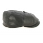 Traclet Chester Nappa Leather Hatteras Cap - Black