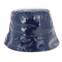 Navy Blue Rain Bucket Hat - Traclet