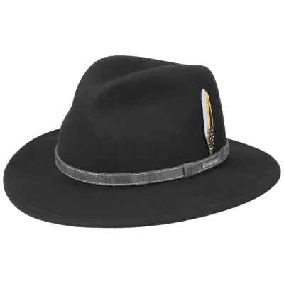 Black Hammond Traveller Hat - Stetson   Reference: 9965 | Traclet Hat Shop