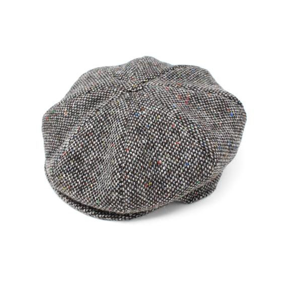 Irish cap Ennis Mottled Grey - Hanna hats