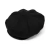 casquette irlandaise noir galway - Hanna Hats Reference : 1649 | Chapellerie Traclet