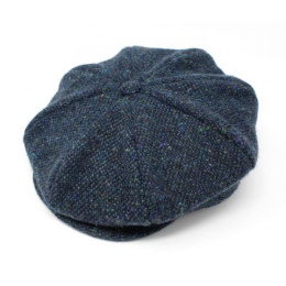 Casquette Irlandaise Clonmel Bleu chiné - Hanna Hats