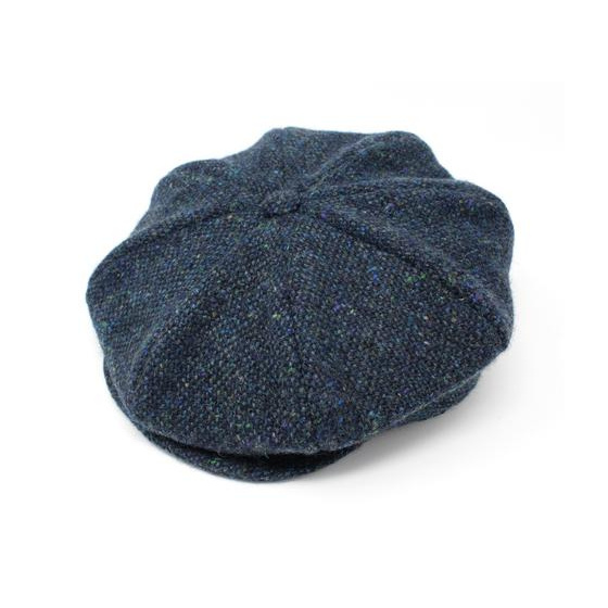 Clonmel Mottled Blue Irish Cap - Hanna Hats