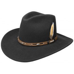 Western Vitafelt Black Hat - Stetson 