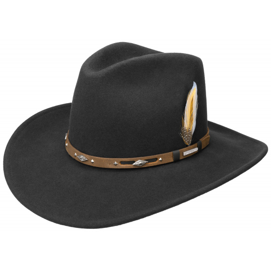 Vitafelt Western Hat Black- Stetson 